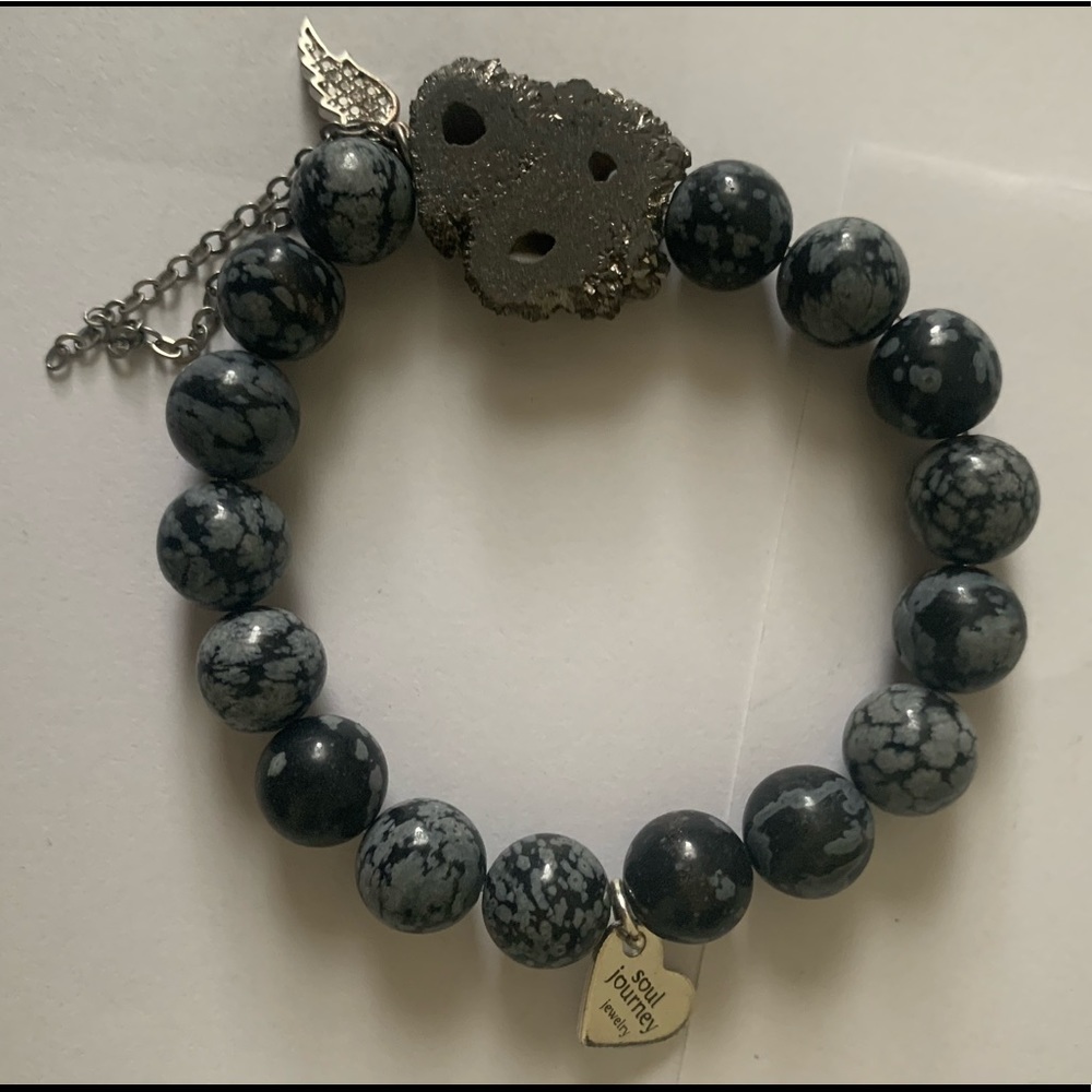 Soul journey stone bracelet
